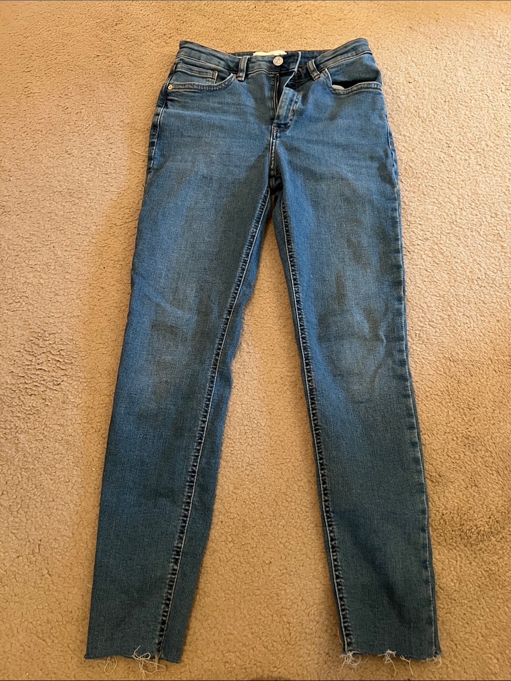 Mango Women’s Blue Skinny Jeans